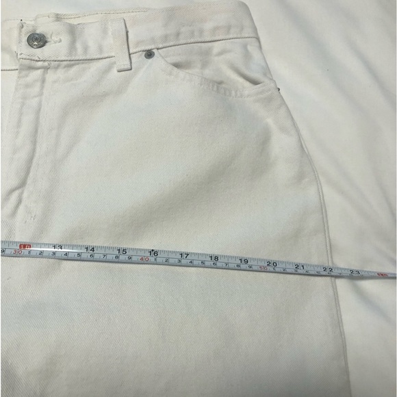 🌟Host Pick🌟Faded Glory Size 16 White Denim 100% Cotton Jeans - Picture 8 of 13